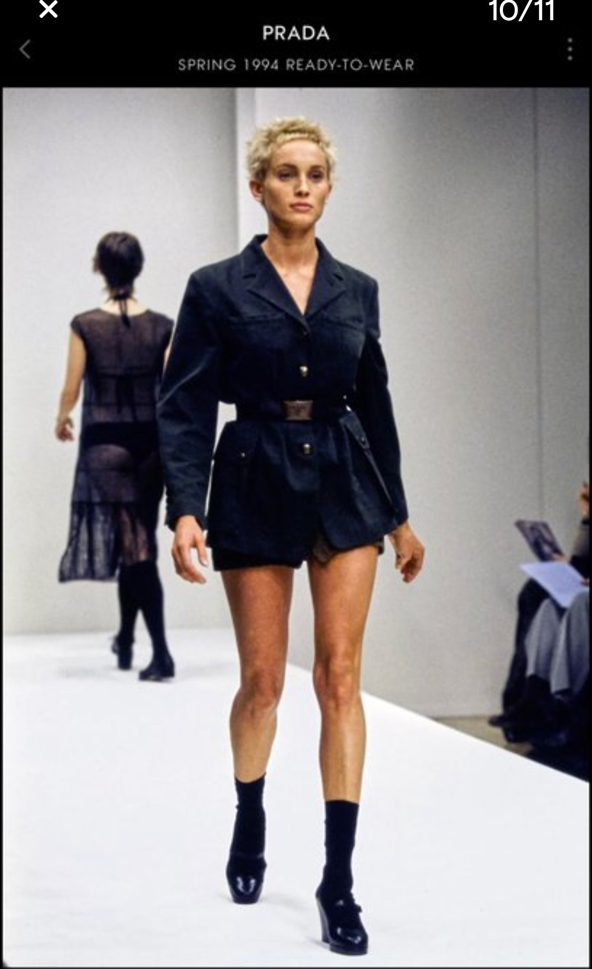 Prada vintage runway jas