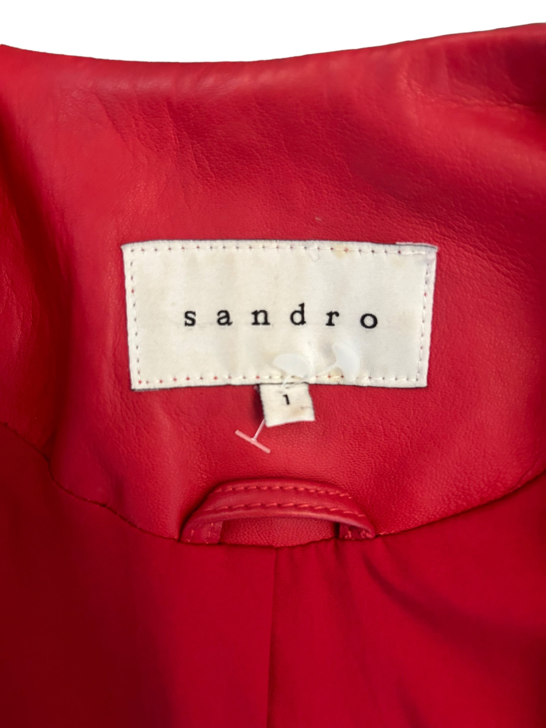 Sandro leren jasje