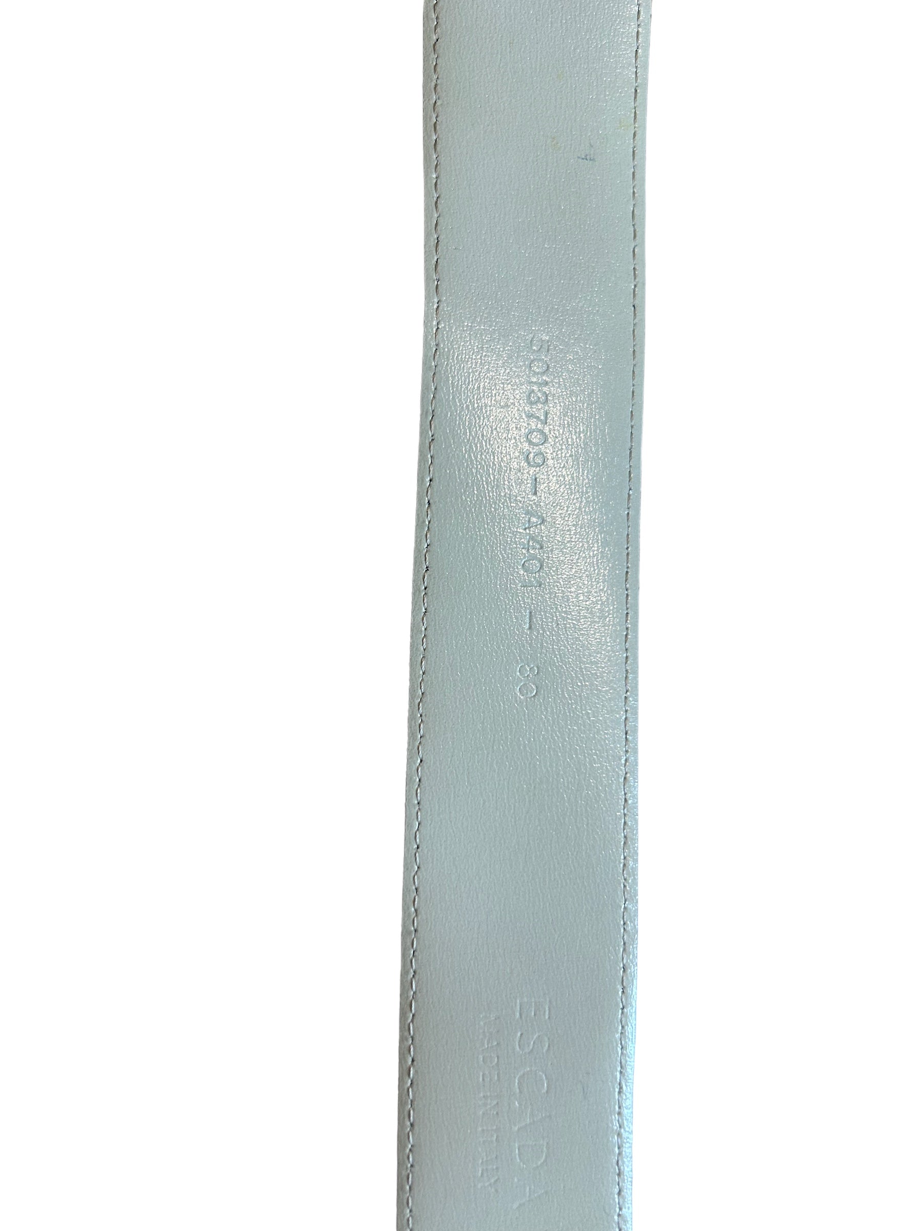 Escada riem blauw