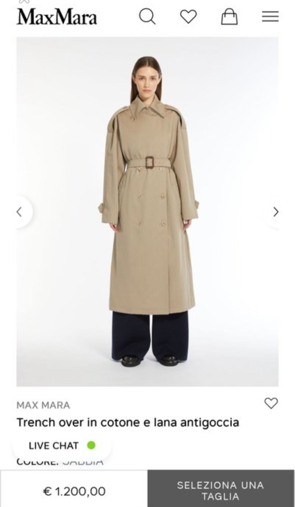 Max Mara trenchcoat