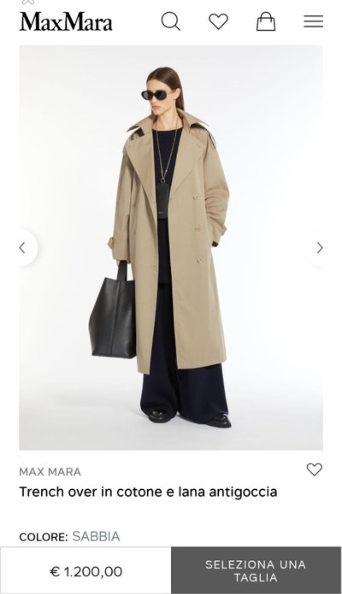 Max Mara trenchcoat